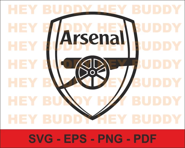 Arsenal FC Mono vector logo