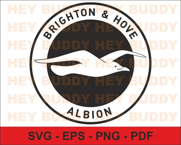 Brighton And Hove Albion Logo - Layered SVG - Image 3