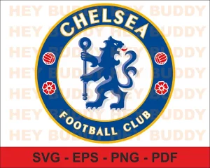 Chelsea Detailed Logo SVG Cuttable Cricut