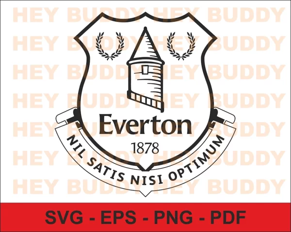 Everton Vector Mono Logo version 1