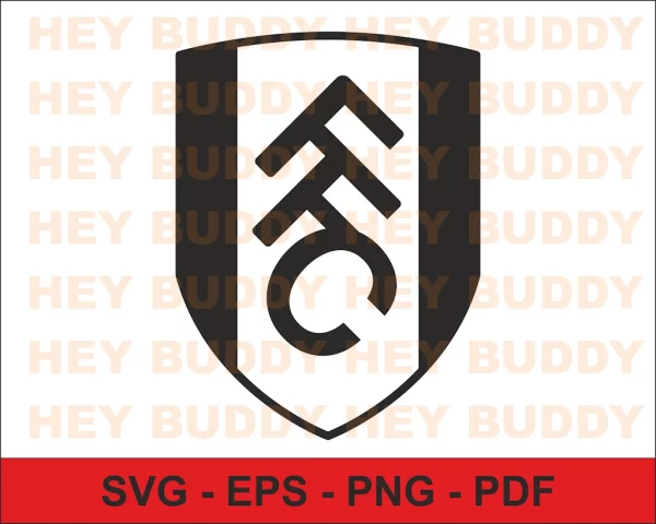 Fulham FC Mono vector logo