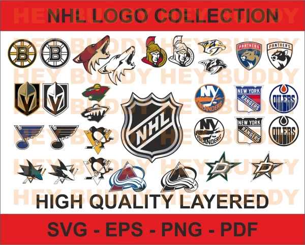 NHL vector logos
