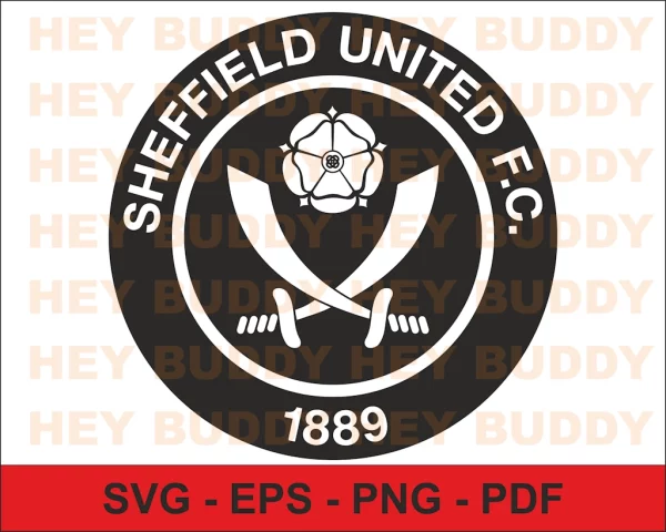 Sheffield United Mono SVG vector image full