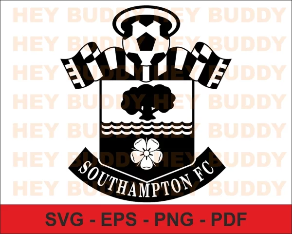 Southampton FC Logo - Mono Vector SVG