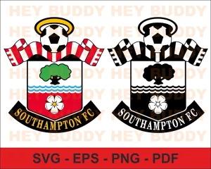 Southampton FC Logo - Layered Vector SVG
