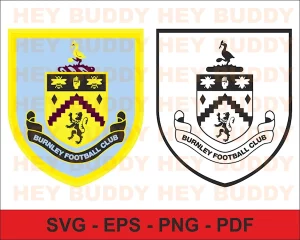 Burnley FC Cuttable Logo
